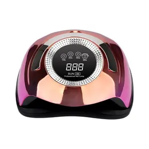 DIMICO New Arrival Sun S6 168W Strong Power UV Curing Nail Lamp UV Gel Polish Dryer Professional UV LED Lamp