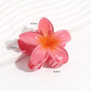 Fleurs artificielles de frangipanier en gros pour coiffes, fleurs artificielles de frangipanier faites à la main pour la plage - Product Image 4