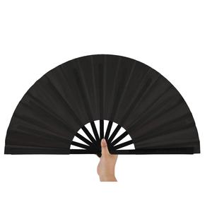 พัดลมมือถือแบบพับได้ <span class=keywords><strong>suriname</strong></span> 23-33ซม. พลาสติกพิมพ์สองด้านรังสียูวีสำหรับงานเทศกาลสนามกีฬาคาร์นิวัล - Product Image 4