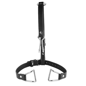 Esaret dişli paslanmaz çelik BDSM seks oyuncakları burun kanca ve ağız kelepçeleri - Product Image 3