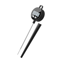 Thermomètre alimentaire numérique pliable, étanche, haute précision, à lecture instantanée, pour cuisine, barbecue et grillades