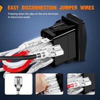 DPDT 20A 12V 24V 7PIN Carling Interrupteurs à bascule marche/arrêt pour voiture Actionneur linéaire Fil de remorque pour voiture Remorque