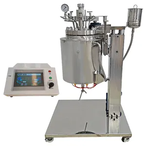ASME standard GSH-10L SS316L Titanium stainless cladding plate TA2 liner lab reactor with touch screen and lifting device 70bar