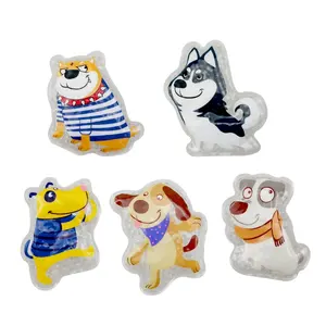 MOEN Cartoon Dog Shape Gel Beads Ice Pack Kids Pain Relief Ice Gel Pad