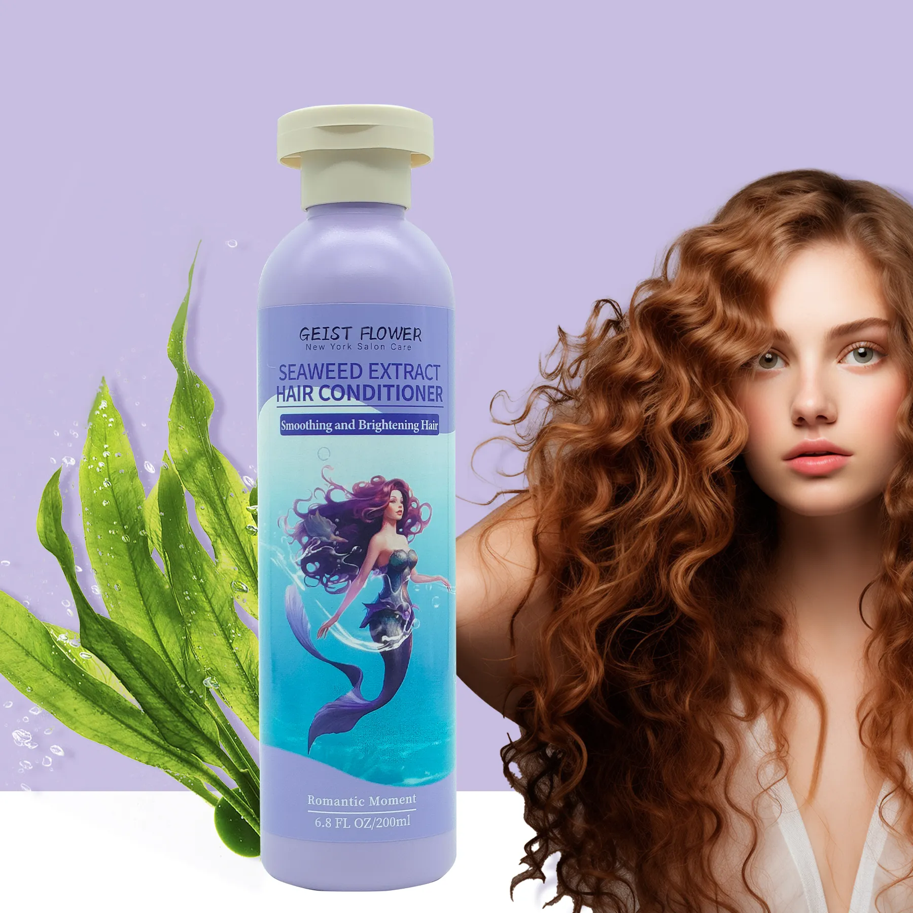 USA Brand Geist Flower Seaweed Hair Conditioner lisciante e schiarente per tutti i tipi di capelli taglia da viaggio