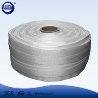 Correa de Amarre de Alta Resistencia de 38 mm y 2,2 mm de Grosor, Tejida Manualmente, de PET Blanco, Certificada ISO9001, para Embalaje