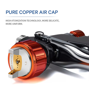 <span class=keywords><strong>AIRGREEN</strong></span> MP791 Pistolet à air comprimé haute efficacité avec gobelet en plastique de 600ml Buse de 1.3mm Alimentation par gravité pour la peinture de voiture supportée par OEM - Product Image 5