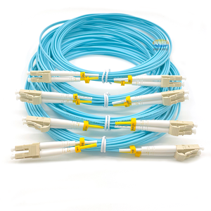 <span class=keywords><strong>Cable</strong></span> de conexión de fibra <span class=keywords><strong>LC</strong></span> a <span class=keywords><strong>LC</strong></span> personalizado OM3/OM4 Opciones de longitud: 0,2 m-100m, dúplex multimodo de 10GB para centros de datos - Product Image 1