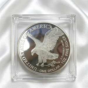 Moneta da Collezione 2026 Walking Liberty Eagle 1oz 999 Placcata in Titanio, Non Circolare, per Collezionismo e Hobby, Supporto per Incisione Personalizzata - Product Image 3