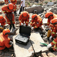 Détecteur de vie 2D à radar d'urgence, haute précision, 1 an de garantie, 10 cm, angle de détection de 120° pour accidents miniers et chutes de bâtiments, radar UWB
