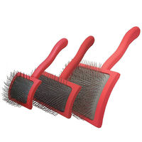 Peigne relaxant de massage, brosse de toilettage, brosse autonettoyante pour chiens et chats