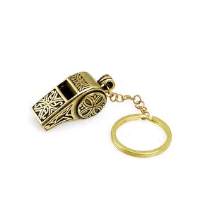 低价批发定制CA193复古口哨造型吊坠钥匙扣 - Product Image 6