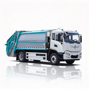 Camion à ordures compacteur électrique pur de 18 tonnes Dongfeng Tianjin, chargement arrière, pour la collecte des déchets - Product Image 1