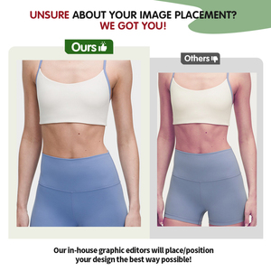 Soutien-gorge de sport léger et respirant pour femme, avec dos croisé, absorption de la transpiration, maintien élevé, logo frontal, idéal pour le yoga et le fitness - Product Image 2