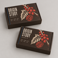 Boîtes d'expédition en carton ondulé personnalisées pour les kits d'abonnement de café de spécialité