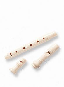 Modèle allemand Flûte à <span class=keywords><strong>bec</strong></span> soprano 6 et 8 trous Abs d'instruments d'entrée de gamme pour enfants débutants - Product Image 3