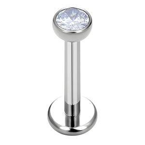 Piercing d'<span class=keywords><strong>oreille</strong></span> unisexe en titane G23 avec zircon, forme coupelle, à filetage interne, pour l'anniversaire, bijou de piercing pour l'<span class=keywords><strong>oreille</strong></span>. - Product Image 5