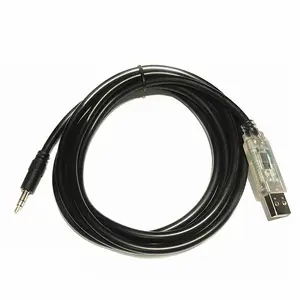 EZSync Stereo 2.5mm 3.5mm TRS Audio Jack FTDI OPC-478 RS232 USB to TTL Serial Cable for intel galileo ICOM Alinco Programming