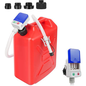 3.2GPM Auto Nozzle Fuel Transfer <b>Pump</b> <b>Battery</b> Powered Transfer <b>Pump</b> Kit Versatile for Vehicle/Boat/Cars Durable Plastic Material - Product Image 1