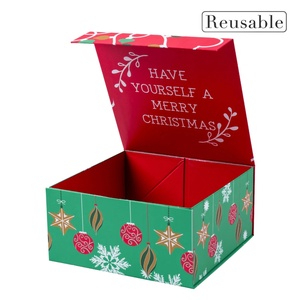 One Piece Folding <b>Box</b> Wholesale Exquisite <b>Gift</b> <b>Box</b> <b>Magnetic</b> Folding Flat-top <b>Box</b> With Many Styles Can Be Customized in Stock - Product Image 3