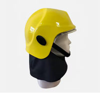 Casque de pompier américain 2026 en promotion avec protection du cou et du crâne pour la lutte contre les incendies chimiques