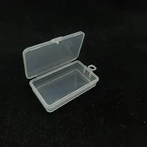 Wholesale Mini rectangular Transparent Storage Box Plastic Packaging Box case