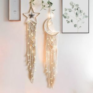Nordic Large Dream Catcher Handmade <strong>Boho</strong> Home Decoration <strong>Wall</strong> <strong>Hanging</strong> for Kitchen &amp; Office Featuring Metal and Rope Design - Product Image 6