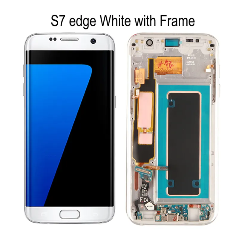 for samsung s7 edge digitizer lcd touch screen for samsung s7 edge g935f lcd assembly with frame