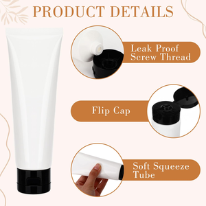 Botellas de Plástico Transparente con Tapón de Presión, Envases Vacíos para Almacenamiento de Cosméticos, para Cuidado de la Piel, Muestras de Ducha, Envases para Lociones y Champús - Product Image 3