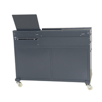 Relieuse verticale 50R avec colle latérale, machine de reliure à chaud professionnelle pour documents, idéale pour l'impression de bureau