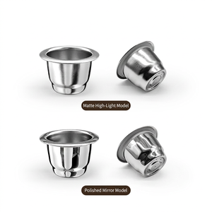 Cápsulas de Café Reutilizables de Acero Inoxidable DF923 con Filtro de Malla, Cápsula de Café Recargable, Cafetera Casera, Todas las Temporadas, ODM - Product Image 2