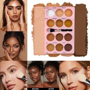 Brocha de Maquillaje <span class=keywords><strong>Micolor</strong></span> Compacta de Doce Orificios, Diseñada Especialmente para Contorno, Cobertura, Iluminación y Minerales - Product Image 4