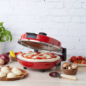 Petit <span class=keywords><strong>four</strong></span> à pizza électrique en acier inoxydable 10L chauffage rapide et <span class=keywords><strong>nettoyage</strong></span> facile pour la maison RV hôtel ou usage alimentaire commercial - Product Image 5