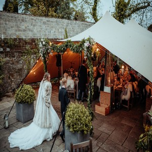 <span class=keywords><strong>Unistrengh</strong></span> tente de mariage en plein air blanche personnalisée événement fête toile auvent tente extensible pour 300 places - Product Image 2