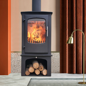 <strong>Slow</strong> Combustion <strong>Log</strong> Burner 12kW, Freestanding Fireplace for Large Living Room SA - Product Image 5