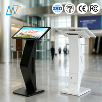Kiosco de Pantalla Táctil de Autoservicio con Soporte de Piso y Carcasa Metálica de 22, 24 y 27 Pulgadas para Salas de Exposiciones y Centros Comerciales