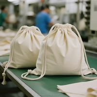 Sac à cordon personnalisé en toile 100 % coton, écologique, recyclable, anti-poussière, pour bijoux, boucles d'oreilles, cadeaux, mariage, avec logo personnalisé