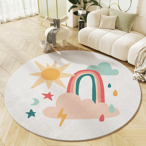 Premium 10mm d'épaisseur Shaggy tapis dessin animé agneau doux antidérapant pépinière tapis enfants chambre tapis de jeu Polyester tapis de sol - Product Image 5