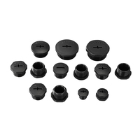 WZUMER PG11 Bouchon rond pour trou métallique, bouchon de protection étanche IP54, capuchon métallique pour fermer les câbles non utilisés