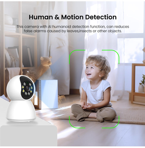 Caliente interior 3 millones de píxeles cámara inalámbrica Wifi monitoreo 360 grados giratorio teléfono móvil remoto hogar cámara de vídeo - Product Image 3