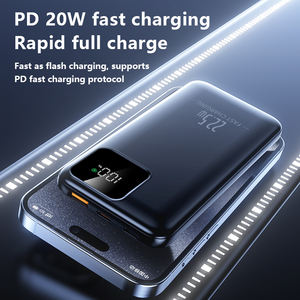 Batería Externa Original de 20000mAh con Panel Solar de 20W, Cargador de Teléfono, Componentes Electrónicos IC Originales, Tipo Portátil - Product Image 4