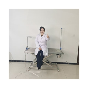 Meja operasi bedah hewan dokter hewan besi tahan karat, peralatan dokter hewan untuk rumah sakit klinik hewan - Product Image 2