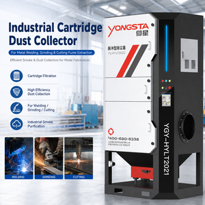Cartuccia Industriale per Estrazione Fumi di Saldatura, Molatura e Taglio Metalli - Raccolta Efficiente di Fumo e Polvere per Lavorazione Metalli - Product Image 1