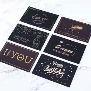 Cartes de vœux de Noël, d'anniversaire, de mariage, de bijoux, de remerciement en papier de luxe avec logo, conception gratuite - Product Image 2