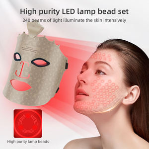 หน้ากาก LED พกพา 7 สี ชาร์จซ้ำได้ สำหรับบำบัดผิวหน้าด้วยโฟตอน ลดสิว ริ้วรอย ฟื้นฟูผิว อุปกรณ์เสริมความงาม - Product Image 2