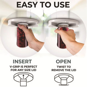 Abrelatas para personas mayores, abrelatas para debajo del gabinete para manos débiles, abrelatas para artritis, abrelatas de una mano, abridor de botellas con una sola mano - Product Image 4