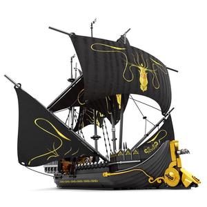 Reobrix 66022 1421PCS Bateau <span class=keywords><strong>pirate</strong></span> en blocs de construction, ensemble de construction à assembler pour garçons, briques de modèle, jouets pour enfants, cadeau - Product Image 1