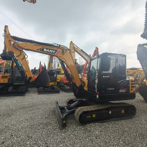 Excavatrice sur chenilles Sany 55C d'occasion de haute qualité avec moteur et machine en bon état directement de Chine à vendre - Product Image 1