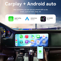 Autoradio Foforfor 12,3 pouces pour Porsche Panamera 2010-2016, Android 15, navigation GPS, lecteur multimédia vidéo sans fil, Carplay
