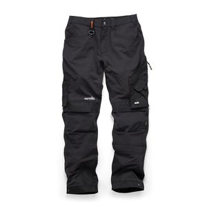 Pantalones Scruffs Pro Flex Plus Negro 34R - Product Image 1